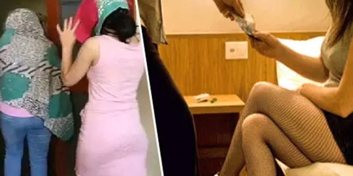 पुलिस ने किया सेक्स रैकेट का खुलासा, पति-पत्नी समेत कई लोग हुए गिरफ्तार अभी कार्यवाही जारी