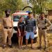 जंगल में ट्रेकिंग करने गए दंपत्ति रास्ता भूले,पुलिस ने खोजा