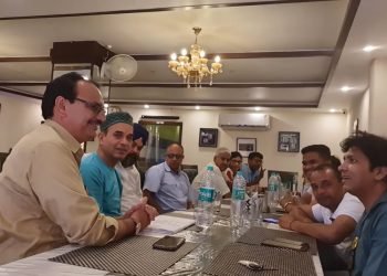 नेशनलिस्ट यूनियन ऑफ जर्नलिस्ट्स की हरिद्वार जनपद इकाई द्वारा आयोजित बैठक में हिंदी पत्रकारिता दिवस को उत्साहपूर्वक मनाने पर चर्चा की गयी