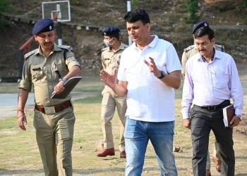 आगामी पुलिस भर्ती हेतु शारीरिक दक्षता परीक्षा के सफल आयोजन हेतु एसएसपी ने भर्ती ग्राउण्ड का लिया जायजा, तैयार की रूपरेखा तैयार