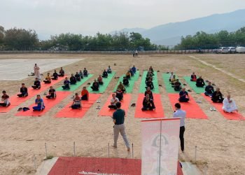पुलिस कर्मियों के बेहतर स्वास्थ्य के लिए पुलिस लाईन अल्मोड़ा में सहज योग ध्यान कार्यक्रम का आयोजन