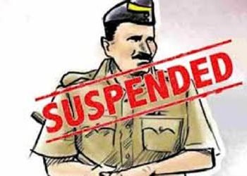 लापरवाही के चलते एसएसपी ने पुलिसकर्मी को किया सस्पेंड