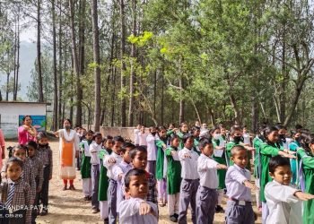 राजकीय उच्चतर माध्यमिक विद्यालय चौरा कलेत में तम्बाकू निषेध दिवस मनाया गया