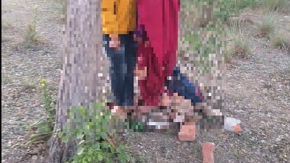 देवर और भाभी के शव पेड़ पर लटके हुए मिले ग्रामीणों में मचा हड़कंप