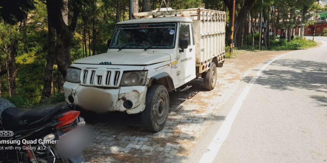 इंटरसैप्टर ने शराब के नशे मे वाहन चलाने पर 01 चालक को किया गिरफ्तार, पिकप सीज