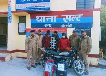 लगभग तीन लाख से अधिक कीमत का 12.415 किलोग्राम से अधिक गांजा बरामद