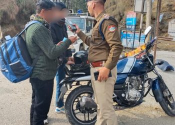 एसएसपी के सख्त निर्देशों पर निकाय चुनाव के दृष्टिगत सतर्क चेकिंग अभियान