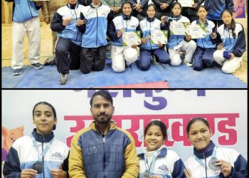 कोच यशपाल भट्ट ने छात्र व छात्राओं को शुभकामनाएं प्रदान करते हुए उज्जवल भविष्य की कामनाएं प्रदान की