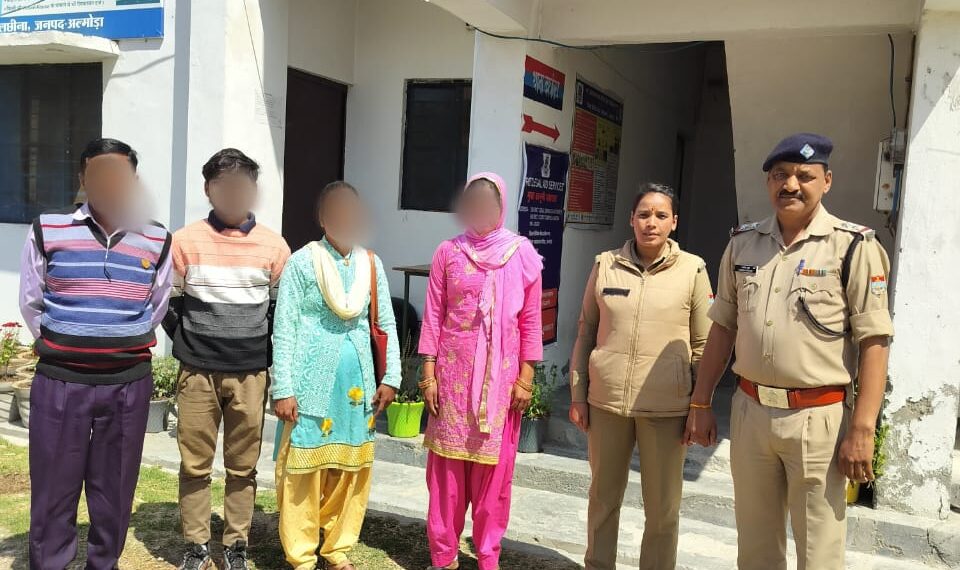 नाराज होकर घर से निकली थी महिला,हल्द्वानी से सकुशल बरामद कर लायी धौलछीना पुलिस टीम   