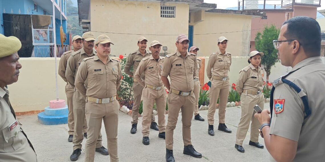 थानाध्यक्ष देघाट ने होमगार्ड जवानों का सम्मेलन लेकर दिए आवश्यक दिशा-निर्देश