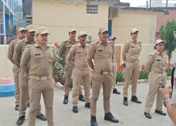 थानाध्यक्ष देघाट ने होमगार्ड जवानों का सम्मेलन लेकर दिए आवश्यक दिशा-निर्देश