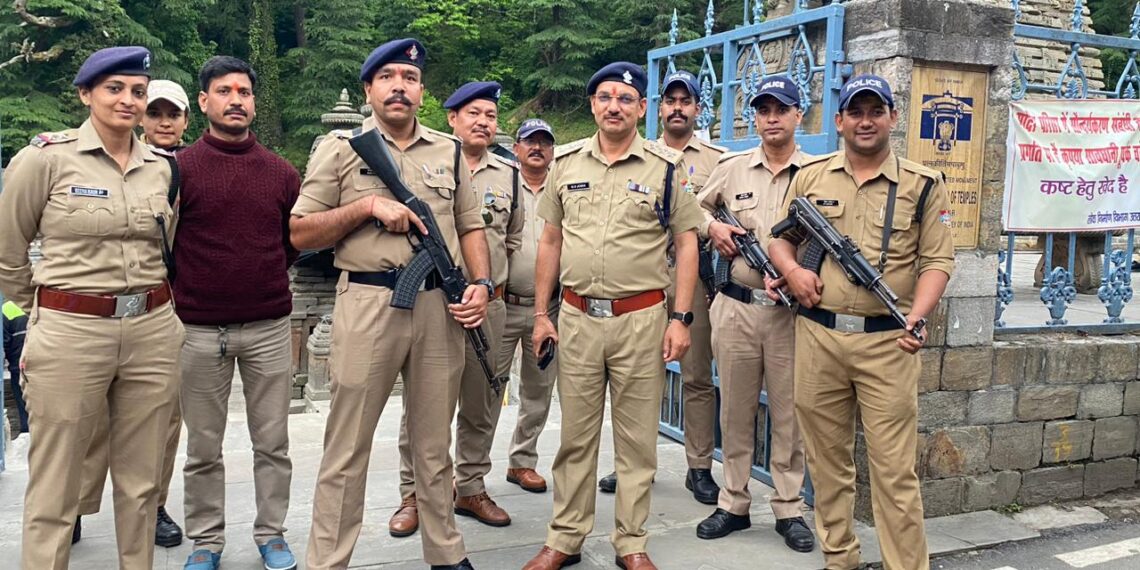 सीओ अल्मोड़ा ने जागेश्वर धाम पहुंचकर सुरक्षा व्यवस्था का लिया जायजा