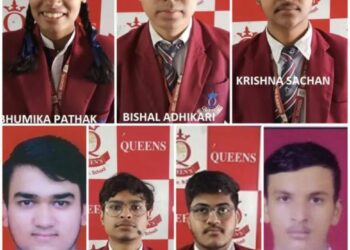 क्वींस सीनियर सेकेंडरी स्कूल के विद्यार्थियों ने रचा इतिहास, विज्ञान और वाणिज्य वर्ग में शत-प्रतिशत सफलता