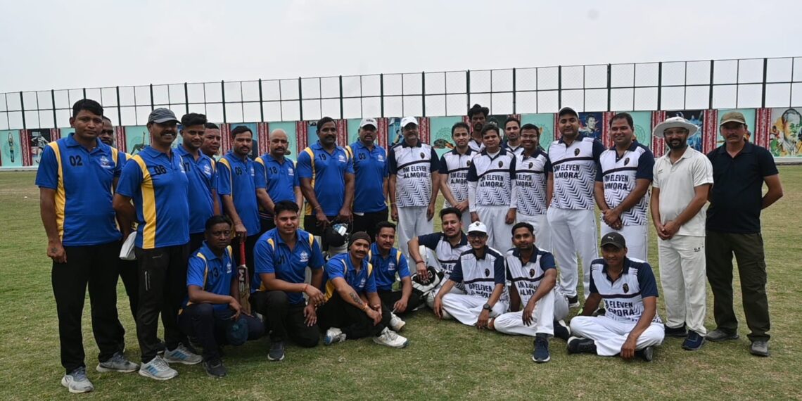 डीएम इलेवन बनाम अल्मोड़ा पुलिस रोमांचक क्रिकेट मुकाबला: 140-140 की बराबरी पर मैच टाई