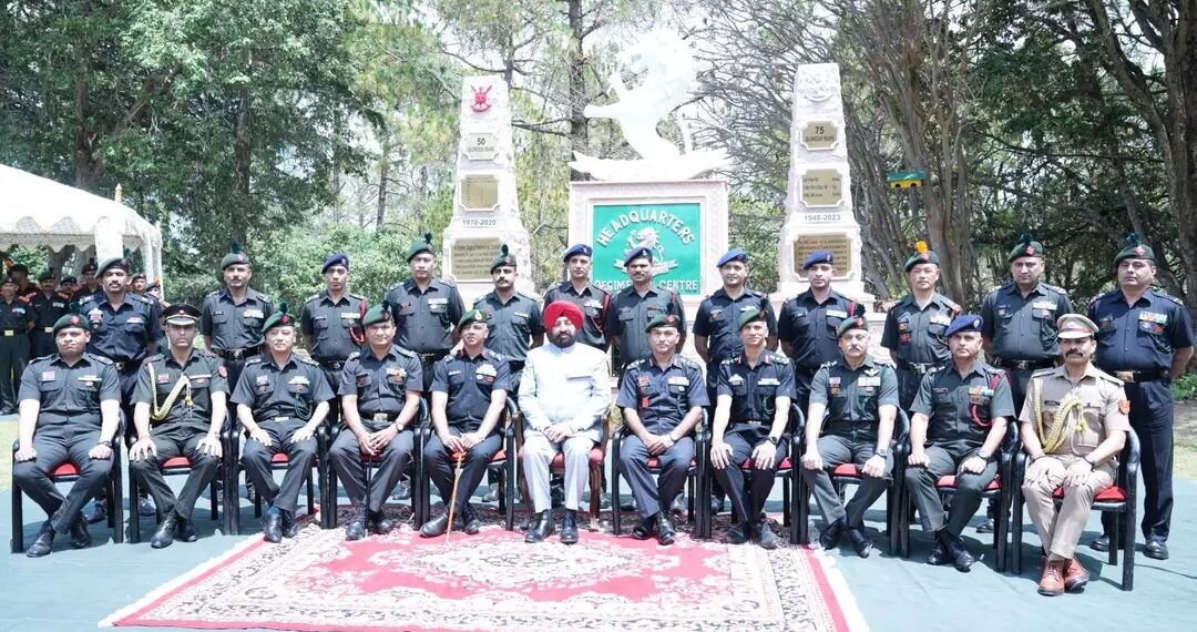 राज्यपाल गुरमीत सिंह ने किया कुमाऊं रेजिमेंट सेंटर का भ्रमण, वीर नारियों को किया सम्मानित