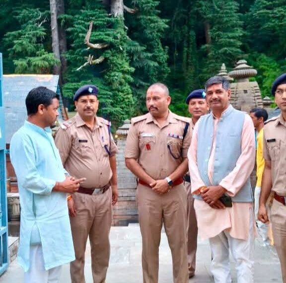 एसएसपी अल्मोड़ा ने श्रावणी मेले की तैयारियों का लिया जायजा