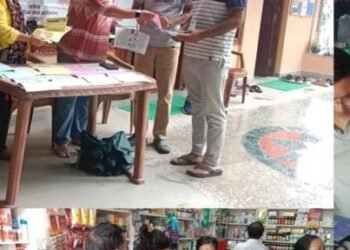 सुरक्षित दवा – सुरक्षित जीवन” अभियान के अंतर्गत मेडिकल स्टोरों का औचक निरीक्षण