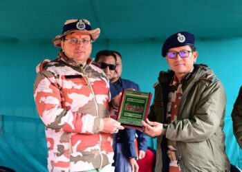 मुख्यमंत्री पुष्कर सिंह धामी ने किया पिथौरागढ़ के सीमांत गांव मिलम का दौरा