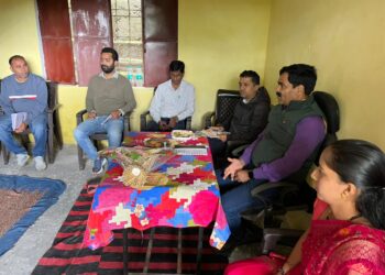 ग्राम पंचायत तली पोखरी पहुंचे, दिए समस्याओं के निस्तारण के निर्देश