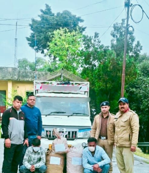 एसएसपी अल्मोड़ा के कड़े एक्शन से नशे के सौदागरों पर ताबड़तोड़ कार्यवाही जारी