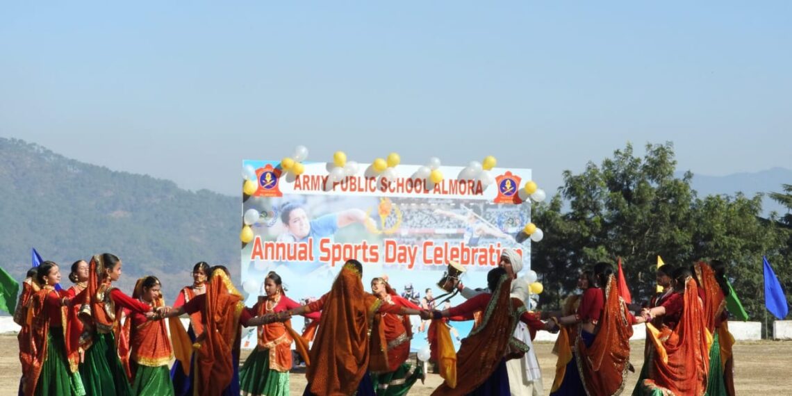 आर्मी पब्लिक स्कूल अल्मोड़ा में वार्षिक खेल दिवस का भव्य आयोजन