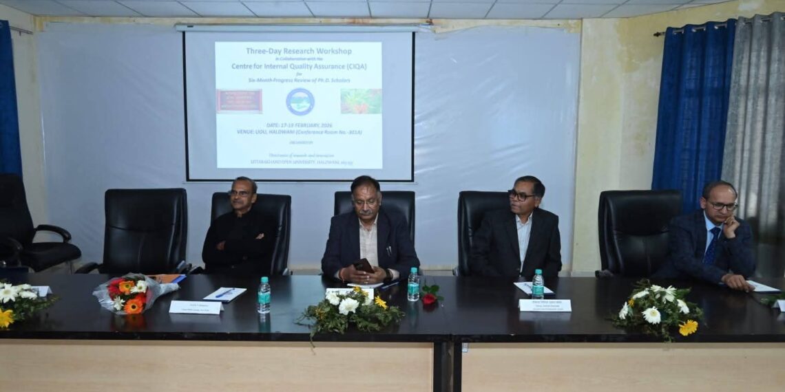 उत्तराखंड मुक्त विश्वविद्यालय में तीन दिवसीय शोध प्रगति समीक्षा कार्यशाला का सफल समापन, एआई और वैज्ञानिक दृष्टिकोण पर विशेषज्ञों ने दिए महत्वपूर्ण विचार