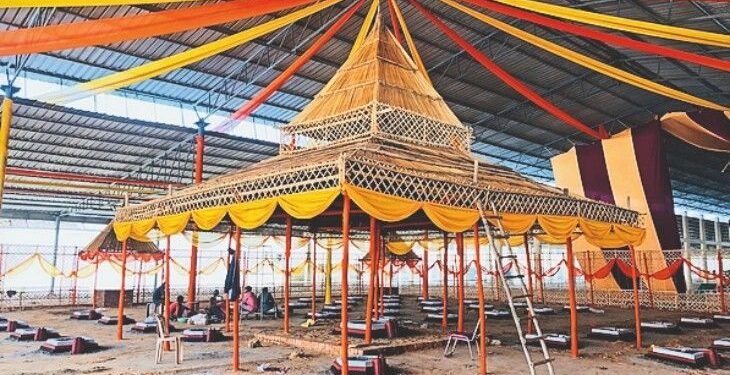 नववर्ष के उपलक्ष्य में 108 कुंडीय महायज्ञ का भव्य आयोजन