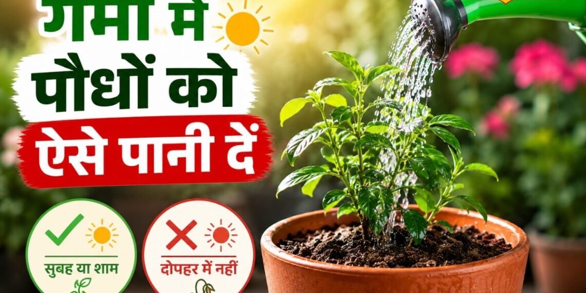 गर्मी में पौधों पर भारी पड़ सकती है ये एक गलती, जानिए पानी देने का गलत तरीका कितना घातक