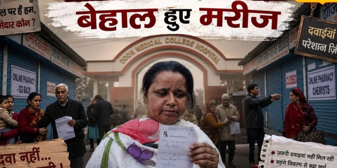 ‘भाई अस्पताल में भर्ती है, लेकिन दवा नहीं मिल रही’…देहरादून में मेडिकल स्टोर बंद होने से लोग दर-दर भटकने को मजबूर