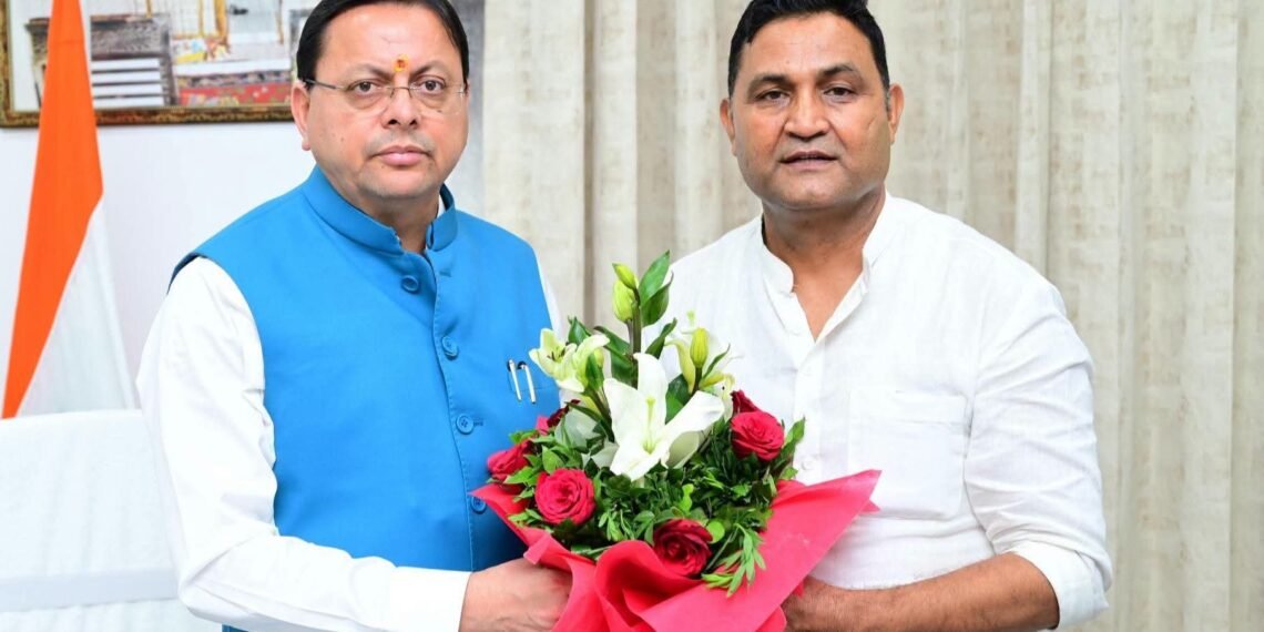 मंत्री कैड़ा ने मुख्यमंत्री धामी से की मुलाकात, भीमताल विधानसभा की समस्याओं के समाधान की उठाई मांग