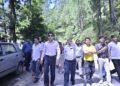 जिलाधिकारी ने दुगालखोला-खगमरा वार्डों का किया स्थलीय निरीक्षण